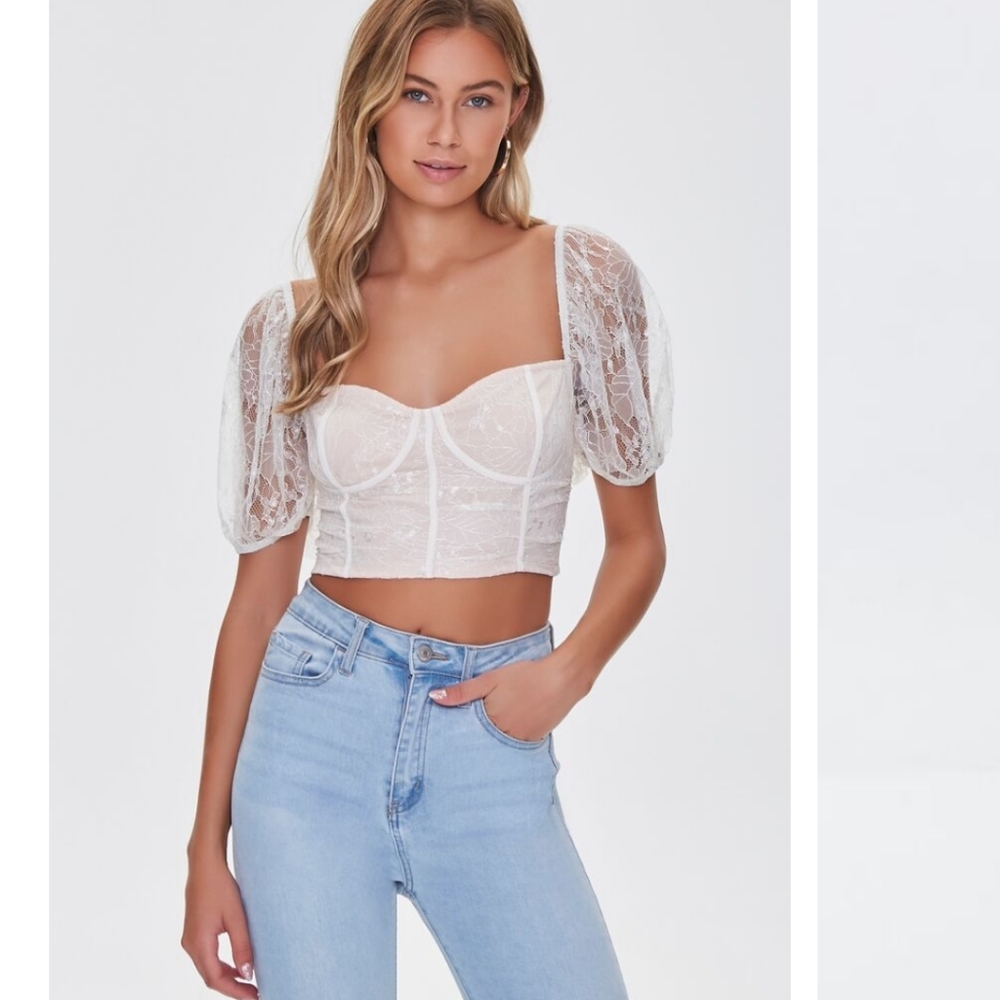 Forever 21 crop top size large